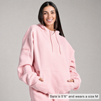 Pink Airplane Mode Travel Hoodie, pullover